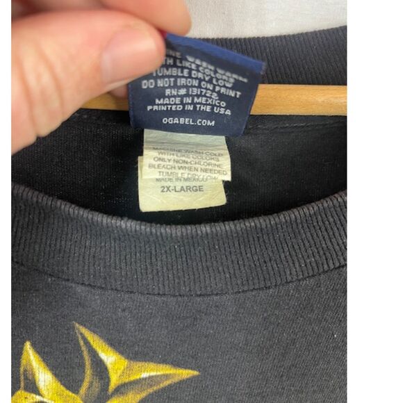 Vintage Y2K OG Abel Lion King T Shirt Tee Big Print Men's size XXL 2XL - Picture 5 of 5